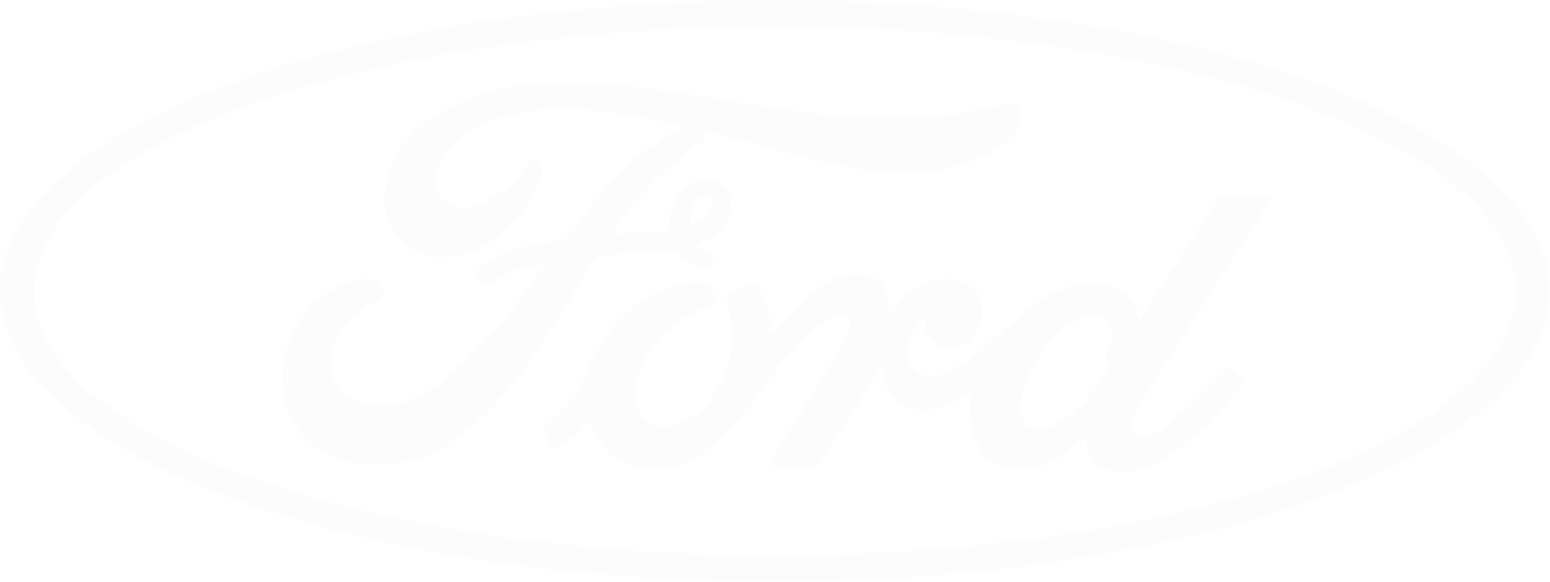 ford logo white